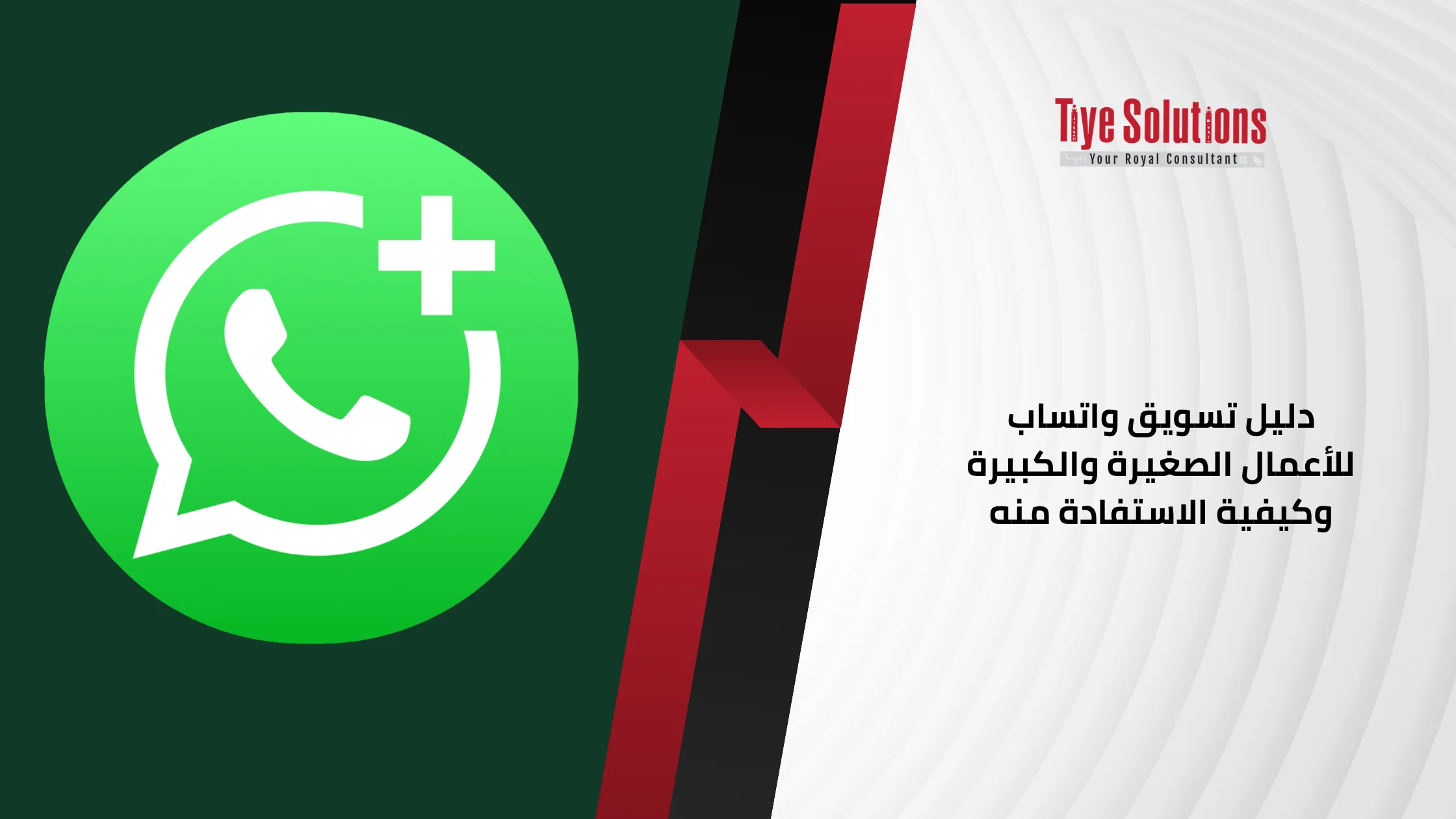 دليل تسويق واتساب للأعمال الصغيرة والكبيرة وكيفية الاستفادة منه 1 دليل تسويق واتساب للأعمال الصغيرة والكبيرة وكيفية الاستفادة منه